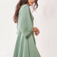 Davi & Dani Solid Draped Sleeve Ties Back Skort Romper Rompers