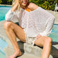 La Miel Oversized V-Neck Drop Shoulder Sweater Sweaters
