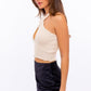 Criss Cross Crop Top CREAM Crop Tops