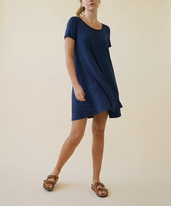 BAMBOO CLASSIC SHORT SLV DRESS