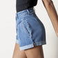 Super High Rise Denim Shorts Shorts