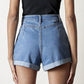 Super High Rise Denim Shorts Shorts