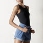Super High Rise Denim Shorts Shorts