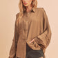 Delilah Shirt MOCHA S Shirts