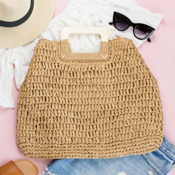 Oversized Straw Tote Handbags