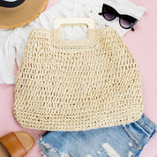 Oversized Straw Tote | Handbags Daverri Fashions