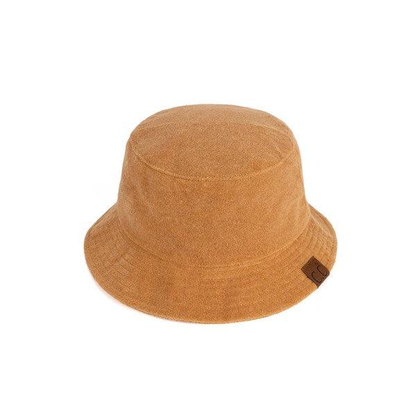 CC Terry Cloth Foldable Bucket Hat Desert OS Hats