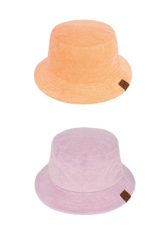 CC Terry Cloth Foldable Bucket Hat Hats