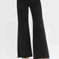 RISEN Full Size Tummy Control High Rise Wide Jeans Plus Size BLACK