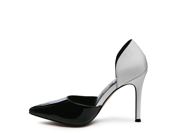 Candy Cane Patent Pu Slip On Stiletto Heels | Heels Daverri Fashions