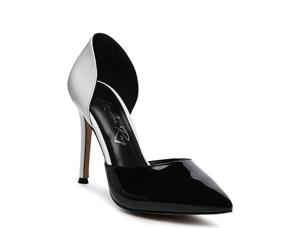 Candy Cane Patent Pu Slip On Stiletto Heels | Heels Daverri Fashions