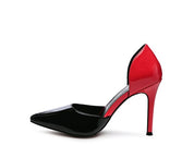 Candy Cane Patent Pu Slip On Stiletto Heels | Heels Daverri Fashions
