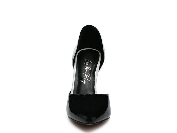Candy Cane Patent Pu Slip On Stiletto Heels | Heels Daverri Fashions