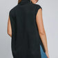 Umgee High-Low Turtleneck Sleeveless Sweater Top - DAVERRI FASHIONS