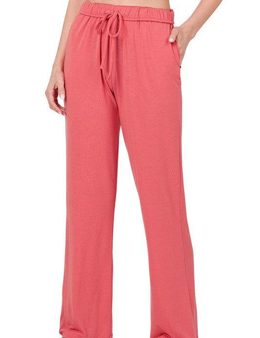 Drawstring Lounge Pants DESERT ROSE S Lounge Pants