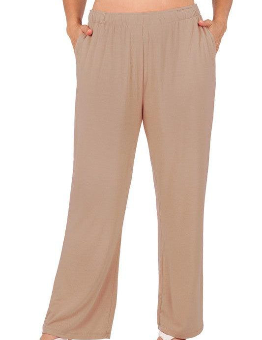 Plus Drawstring Lounge Pants Loungewear