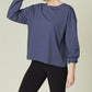 Long Sleeve Oversized Cotton Tee Tops