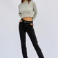 HIGH WAISTED STRAIGHT JEANS Jeans