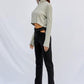 HIGH WAISTED STRAIGHT JEANS Jeans