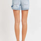 Risen Full Size High Rise Denim Shorts - DAVERRI FASHIONS