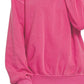 Zenana Soft Fleece Pigment Dye Round-neck Sweatshirts