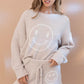 Cozy Soft Top with Shorts Set Beige Loungewear Sets