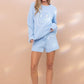Cozy Soft Top with Shorts Set Loungewear Sets