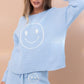 Cozy Soft Top with Shorts Set Loungewear Sets