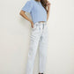 High Waisted Slouchy Ankle Jeans Jeans