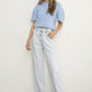 High Waisted Slouchy Ankle Jeans Jeans