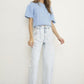 High Waisted Slouchy Ankle Jeans Jeans