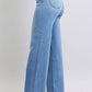 Judy Blue Full Size Wide Leg Jeans with Pockets - DAVERRI FASHIONS