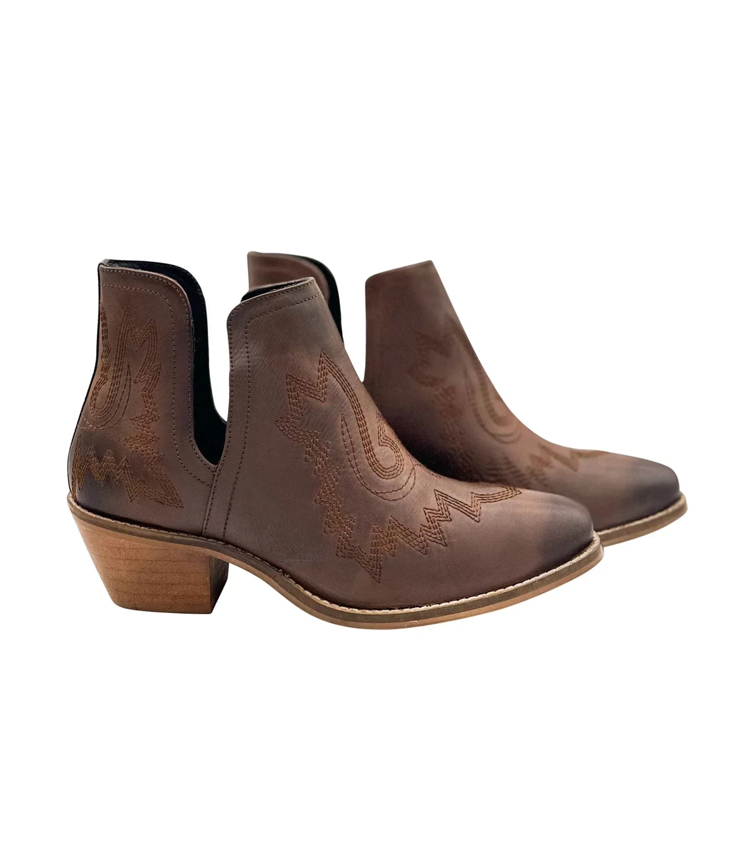 Kickin' Booties in Brown - DAVERRI FASHIONS