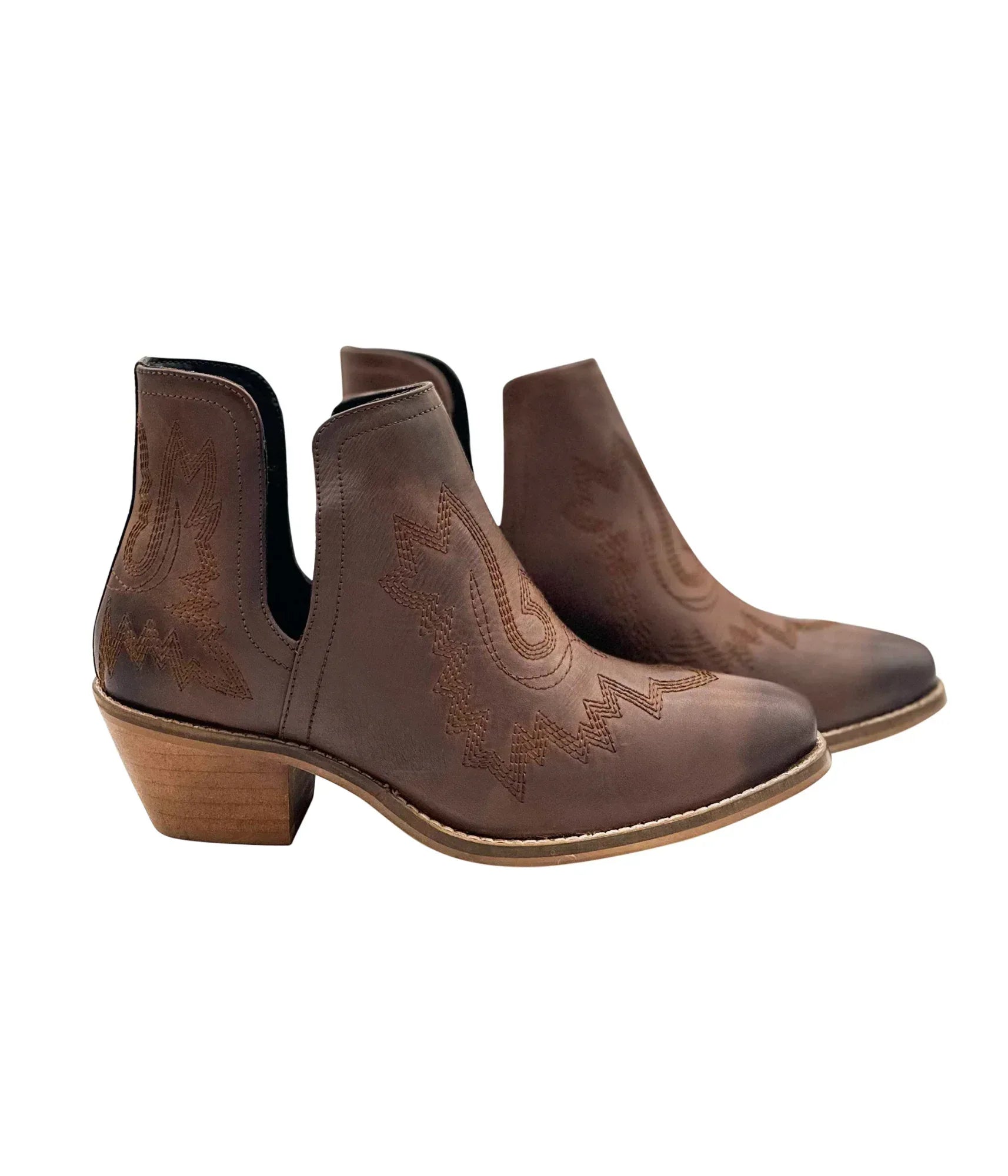Kickin' Booties in Brown - DAVERRI FASHIONS