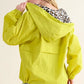 Leopard Print Hoodie Zipper Up Pocket Windbreaker Outerwear