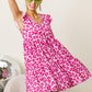 BiBi Leopard Cap Sleeve Tiered Mini Dress Mini Dresses