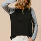 BiBi Cable Sweater Knit Top with Contrast Puff Sleeve - DAVERRI FASHIONS