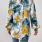 Daverri Fashions Floral Print Long Sleeve Shirt - DAVERRI FASHIONS