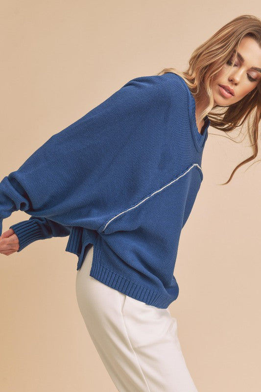 Aemi+Co Markie Sweater COBALT Sweaters