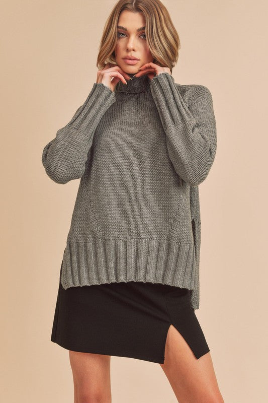Danica Sweater BLUE GRAY S
