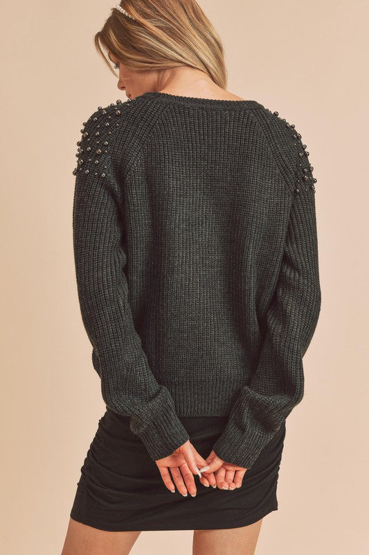 Sylvia Sweater CHARCOAL S
