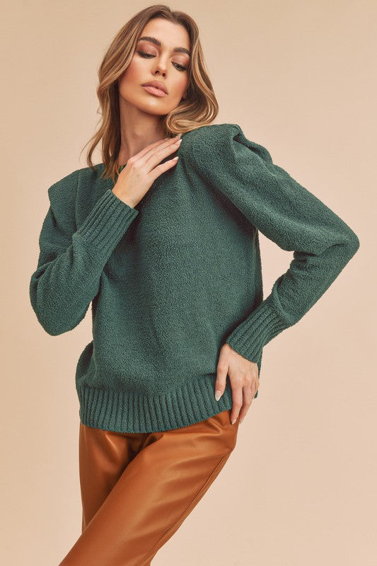 Aemi +Co Dulci Sweater EMERALD Sweaters