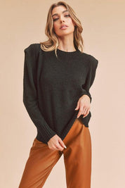 BLACK Aemi +Co Dulci Sweater | Sweaters Daverri Fashions