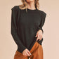 Aemi +Co Dulci Sweater BLACK Sweaters