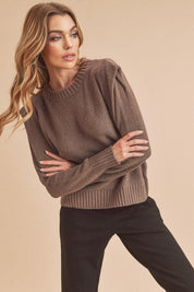 MOCHA Aemi +Co Dulci Sweater | Sweaters Daverri Fashions