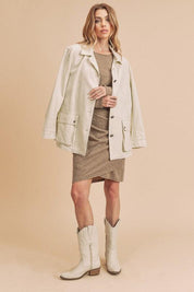 IVORY Aemi+Co Renay Jacket | Jackets Daverri Fashions