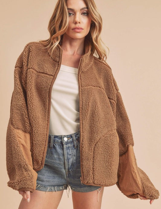 CARAMEL Ashby Jacket | Jackets Daverri Fashions