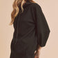 Aemi+Co Mock Neck Pullover Top Tops