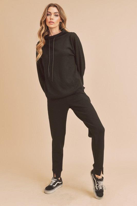 Aemi+Co Mock Neck Pullover Top Tops