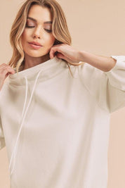 Aemi+Co Mock Neck Pullover Top | Tops Daverri Fashions